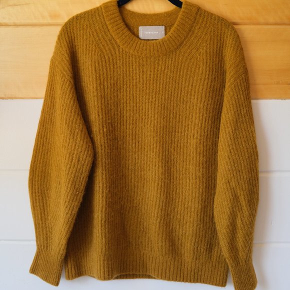 Cozy Mustard Alpaca Sweater - Picture 2 of 9